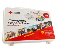 American Red Cross Emerg Prep Kit 167 Hard Case