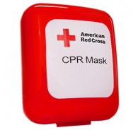American Red Cross CPR Mask without Oxygen Inlet - Hard Case